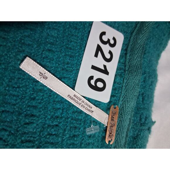 FREE PEOPLE Blue Heart It Laces Oversized Women's Small Grungecore Prep Sweater - Picture 9 of 13